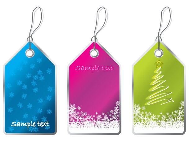 圣诞节的标签图片下载