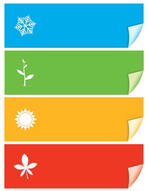 四个季节图片下载