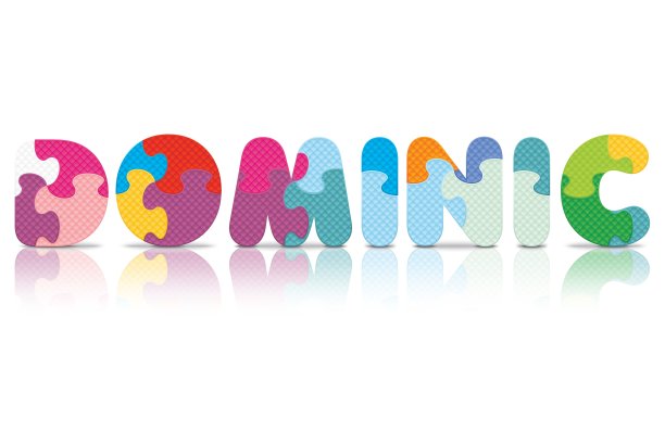 向量多米尼克写字母谜题图片下载