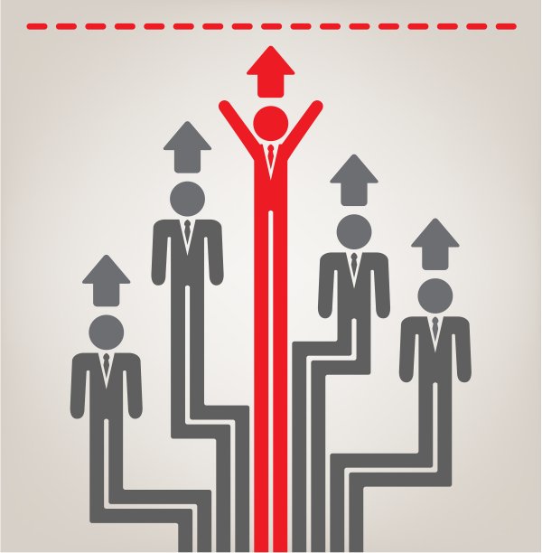 向量是企业竞争的抽象概念图片下载