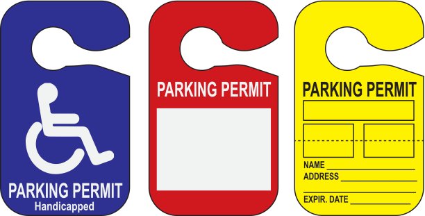 设置停车许可证图片下载