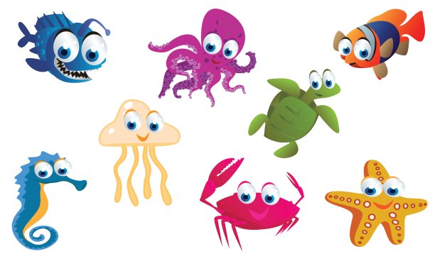 海洋动物组图片下载