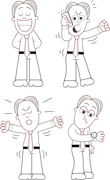 卡通商人设置图片下载