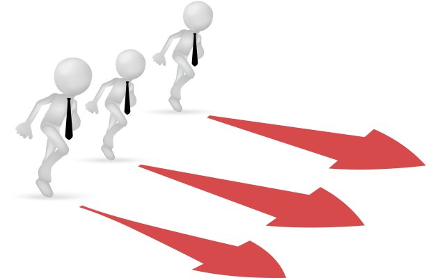 3d商人跑步图片下载