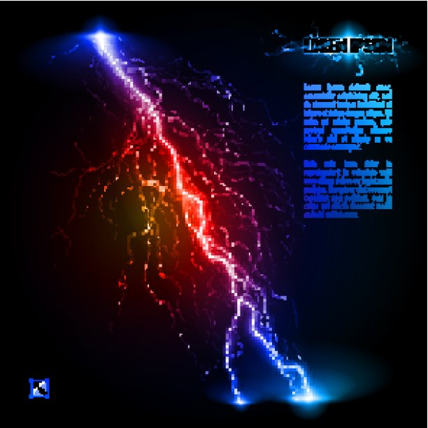 斜闪电线图片下载