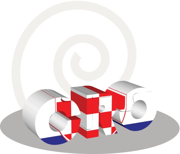 克罗地亚国旗拼图图片下载