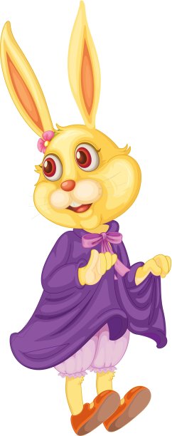 女孩的兔子图片下载