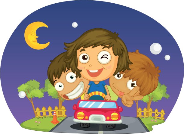 孩子开车图片下载