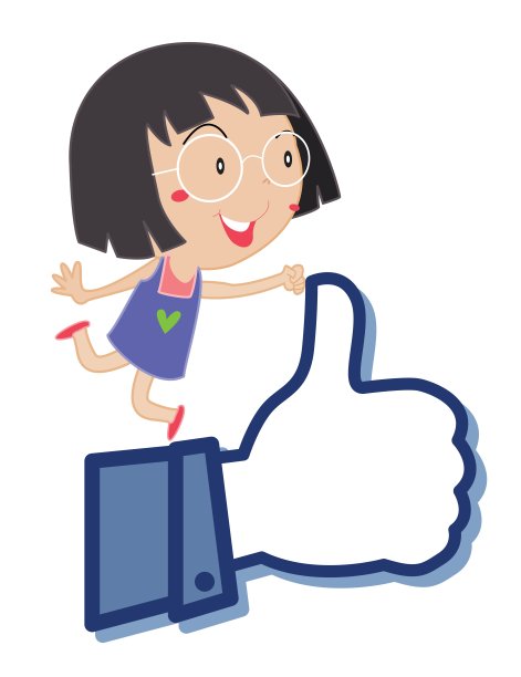 女孩和拇指图片下载