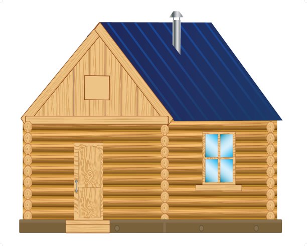 木制的豪宅图片下载