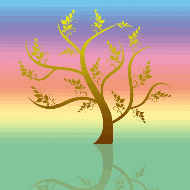 艺术的树图片下载