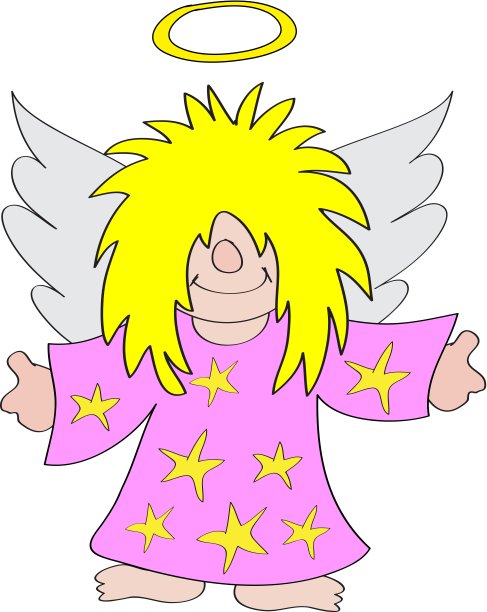 天使的卡通图片下载