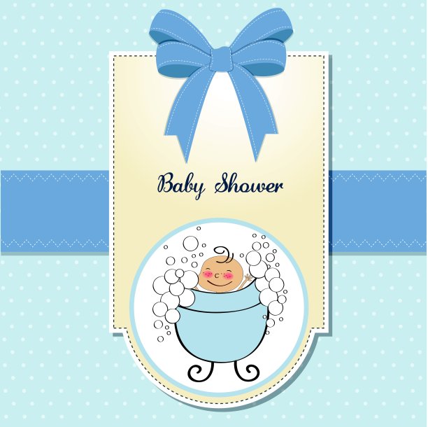 男婴淋浴卡图片下载