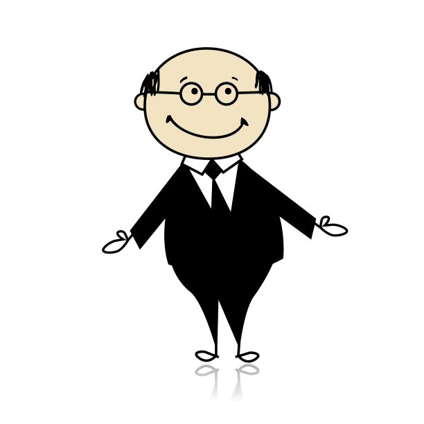 商业人士图标，插图为您的设计图片下载