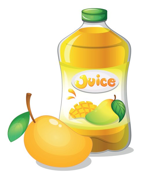 一瓶芒果汁图片下载