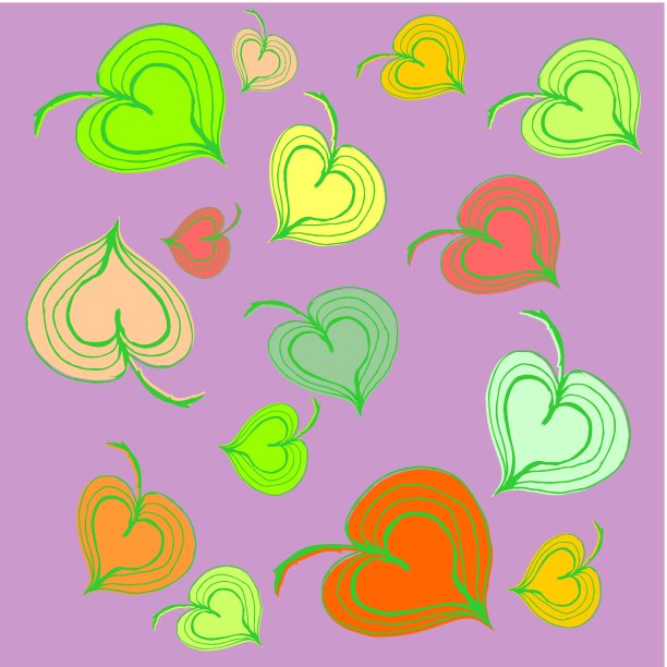 部落的叶子图片下载