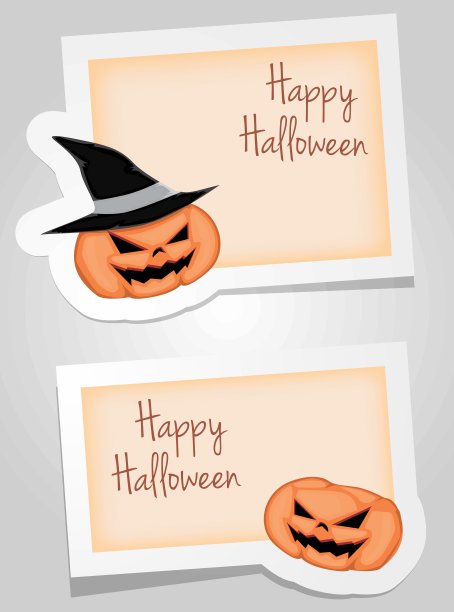 Hallowenn食品的标签图片下载