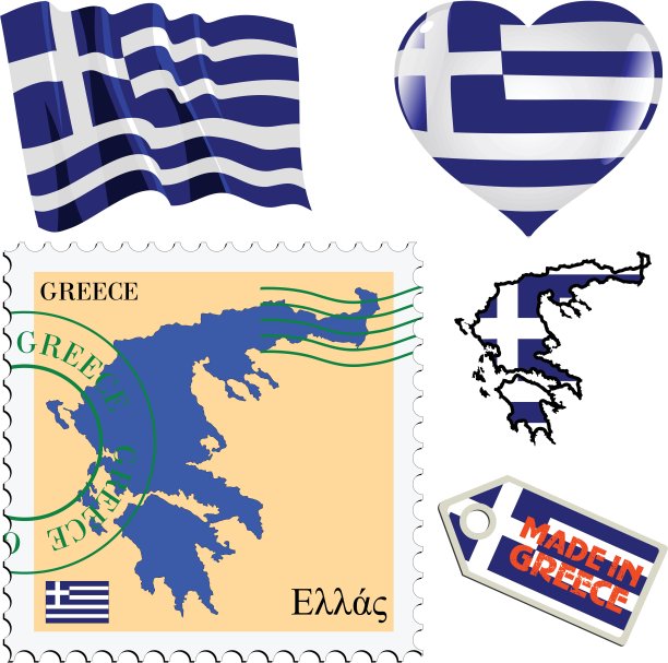 希腊国旗图片下载