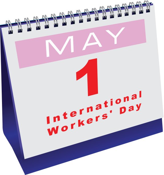 日历与日期劳动节图片下载