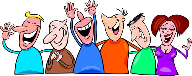 一群快乐的人图片下载