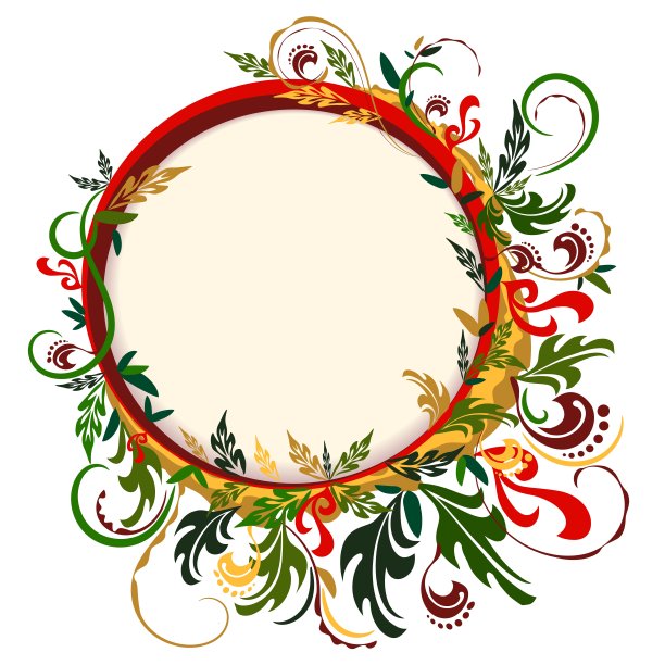 语音气泡和花卉图案图片下载