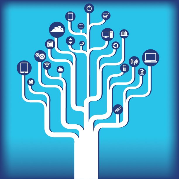 树技术背景图片下载