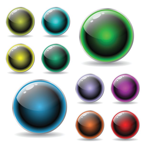 闪亮的按钮会反射光线图片下载