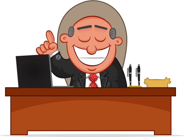 商业卡通-老板的一个想法图片下载