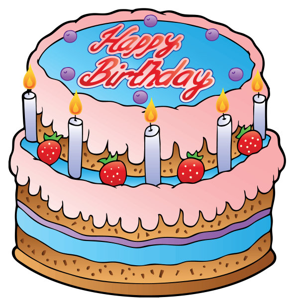 草莓生日蛋糕图片下载