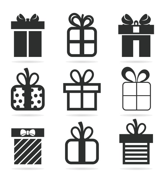 礼物一个图标图片下载
