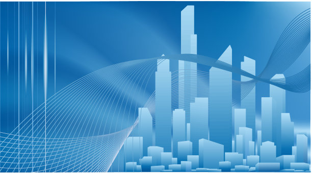 概念城市商业背景图片下载