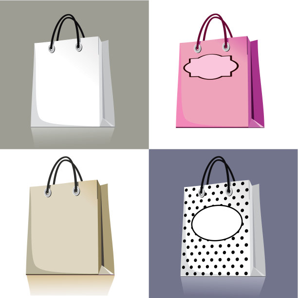 购物袋套装图片下载