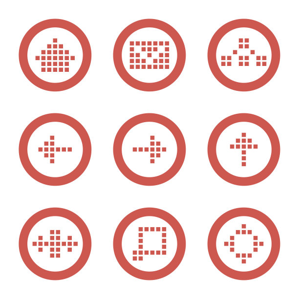 网站和互联网9图标图片下载