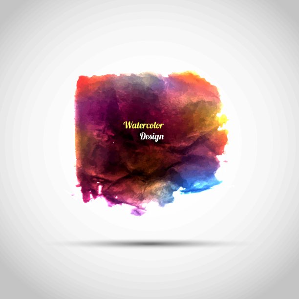 水彩背景。抽象的形状图片下载