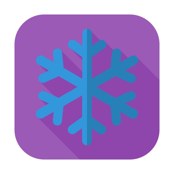 雪花图标图片下载