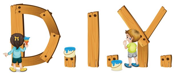 英语单词D.I.Y.图片下载