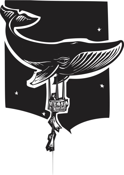 鲸鱼的气球图片下载