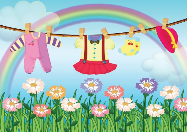 一个女婴的衣服图片下载