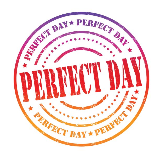 完美的一天的邮票图片下载