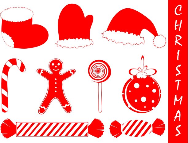 新年和圣诞集图片下载