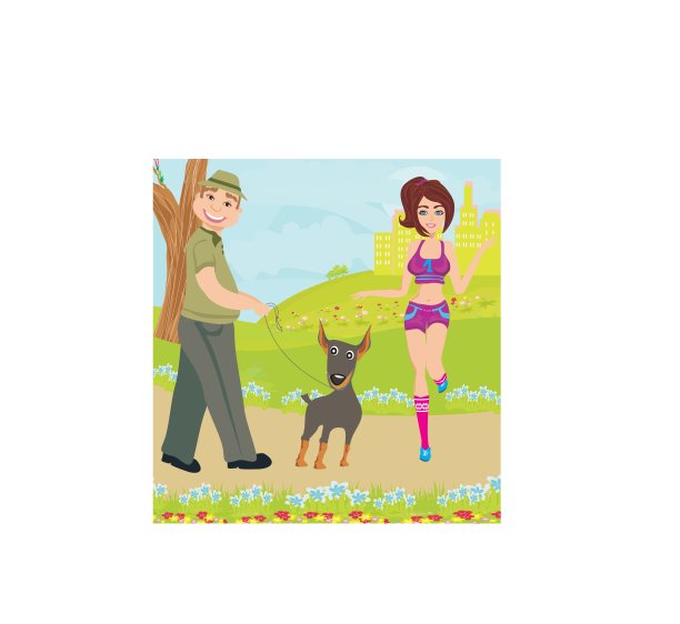 在春天的一天在公园见面图片下载