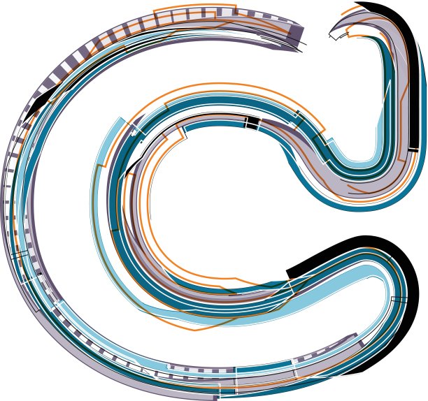 字体插图字母c图片下载