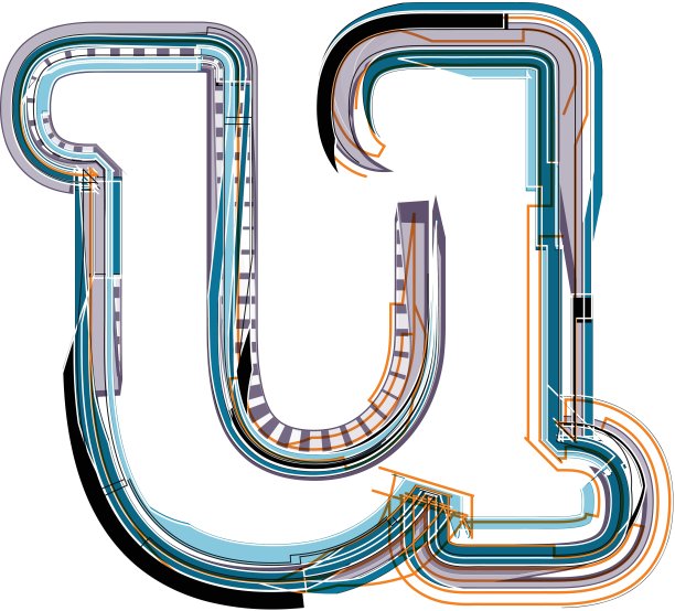 字体说明字母u图片下载