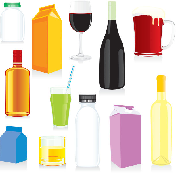 孤立的饮料容器图片下载