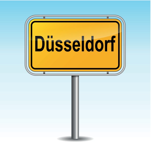 向量dusselforf路标图片下载