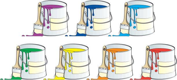 锅的油漆图片下载