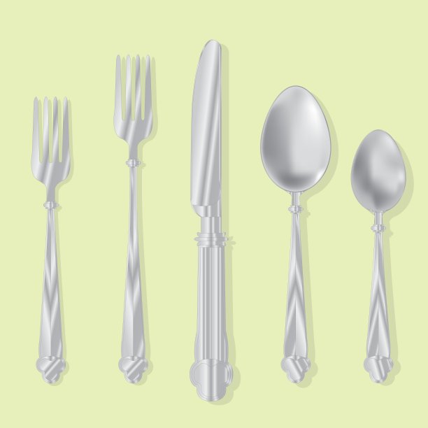 餐具向量图片下载