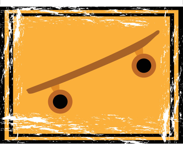 枯燥乏味的滑板标志图片下载