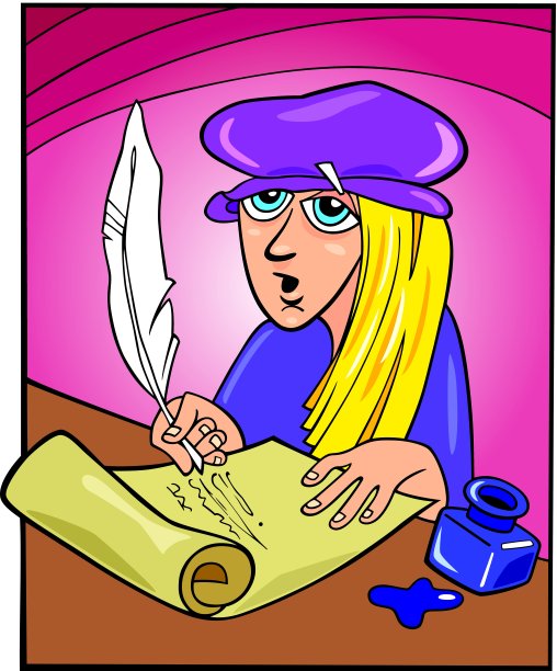 年轻的诗人图片下载