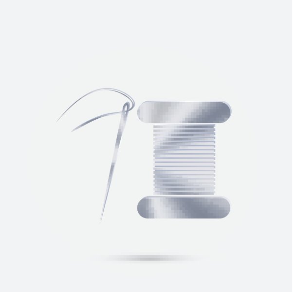 线轴和针。图片下载